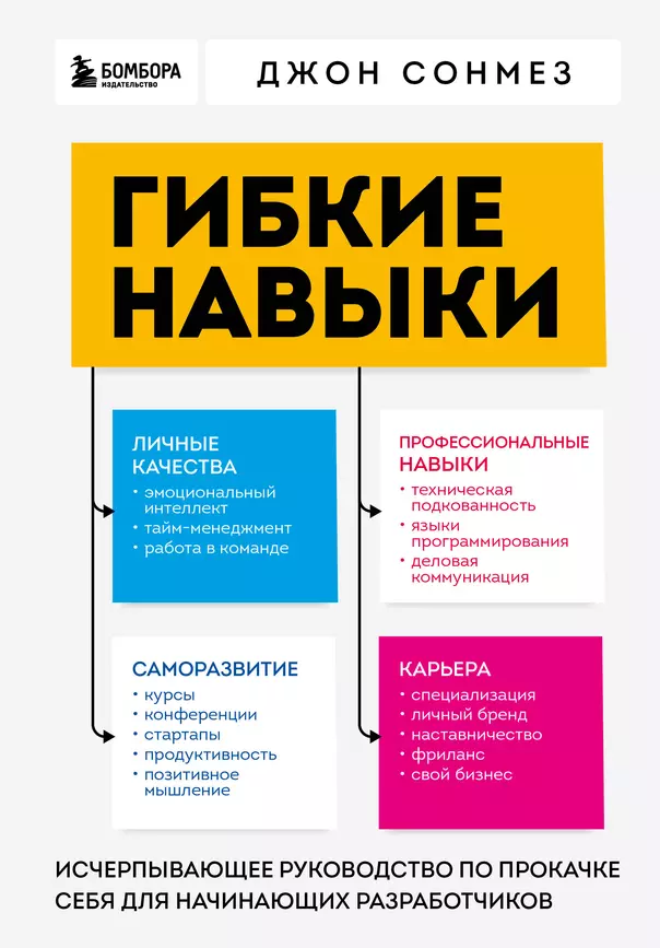 Гибкие навыки Исчерпывающее руководство по прокачке себя для начинающих разработчиков Книга Сонмез Д 12+