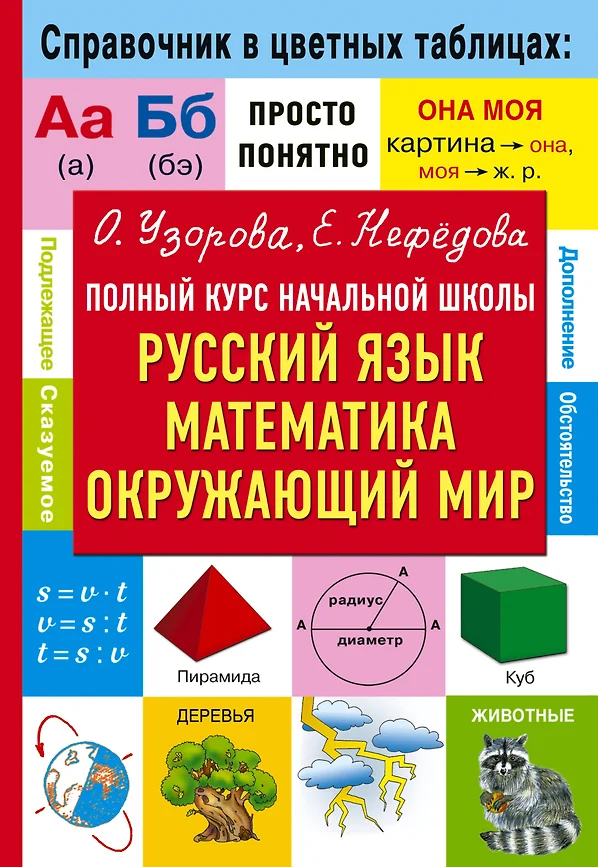 Полный курс начальной школы Русский язык Математика Окружающий мир Пособие Узорова ОВ 6+