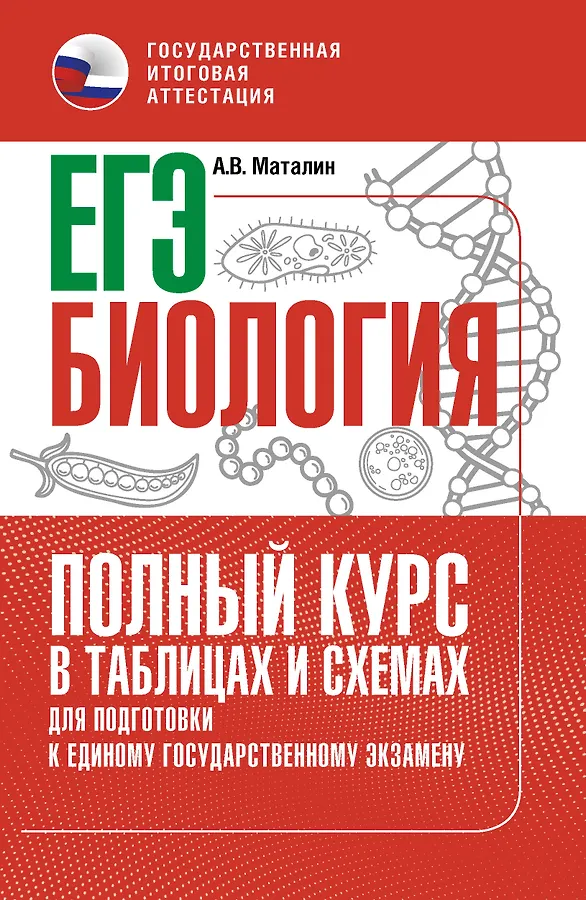 ЕГЭ Биология Полный курс в таблицах и схемах для подготовки к ЕГЭ Справочник Маталин АВ 16+