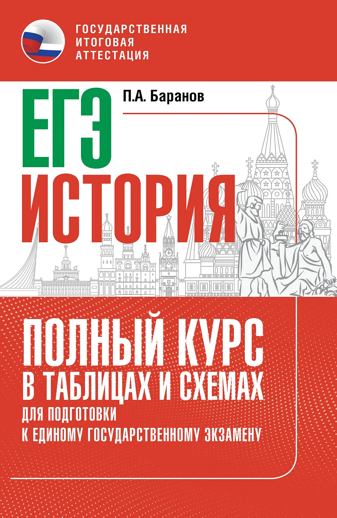 ЕГЭ История Полный курс в таблицах и схемах для подготовки к ЕГЭ Учебное пособие Баранов ПА 16+