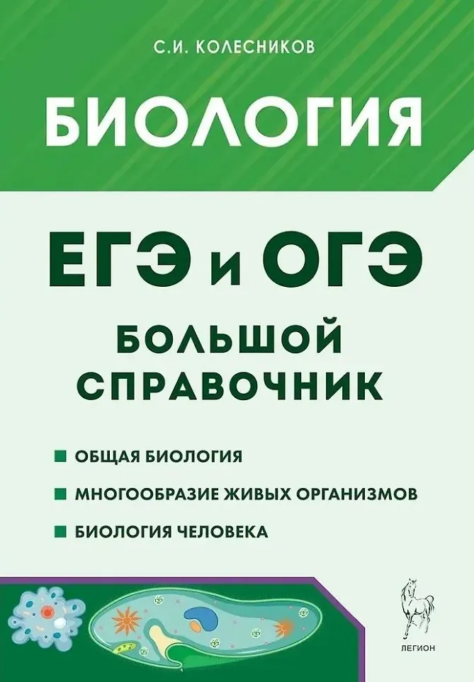 Биология ЕГЭ и ОГЭ Большой справочник Уч пособие Колесников СИ