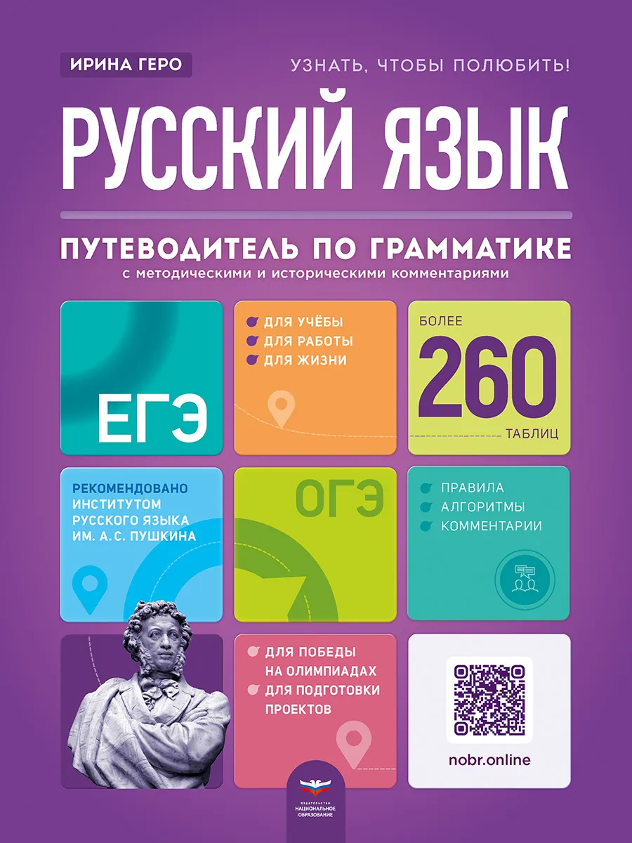 Русский язык Путеводитель по грамматике с методическими и историческими комментариями Пособие Геро ИК