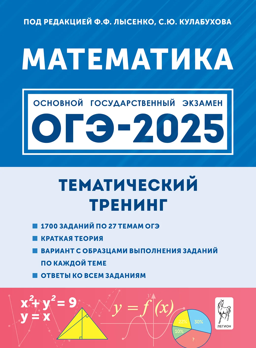 ОГЭ 2025 Математика Тематический тренинг 9 класс Пособие Лысенко ФФ