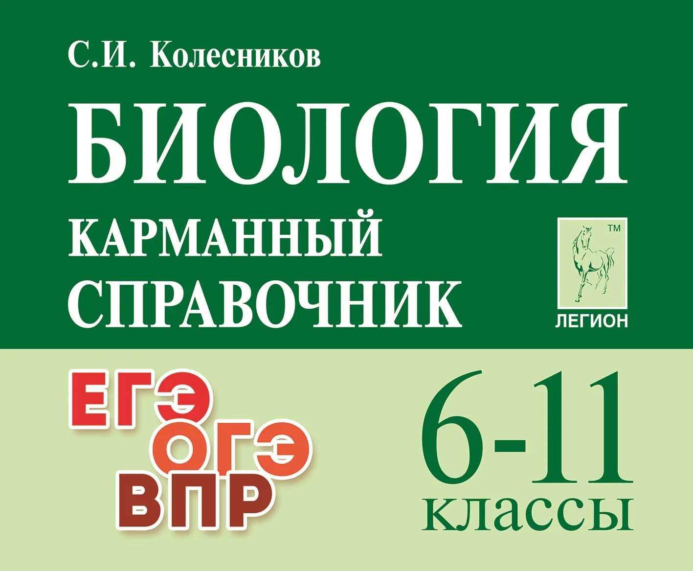 Биология Карманный справочник 6-11 классы Пособие Колесников СИ