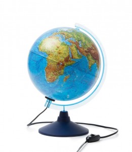 Глобус Globen Земли физико политический интерактивный с подсветкой 250мм Int12500284 6+
