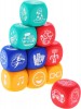 Речь плюс Речевые кубики Игровой комплект 10 мягких кубиков для речевых игр Для детей 4-9 лет Пособие 4+