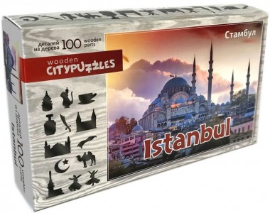 Пазл деревянный Citypuzzles Стамбул 100 деталей 280х200 мм 8236 6+