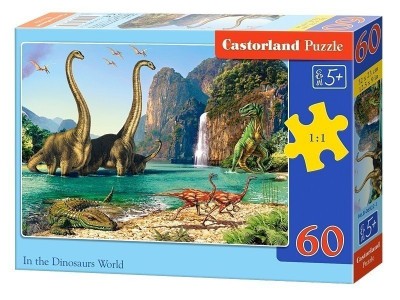 Пазл Castorland Puzzle Динозавры 60 деталей 32х23см B-06922 5+