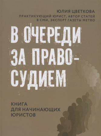 В очереди за правосудием Книга Цветкова Юлия 12+