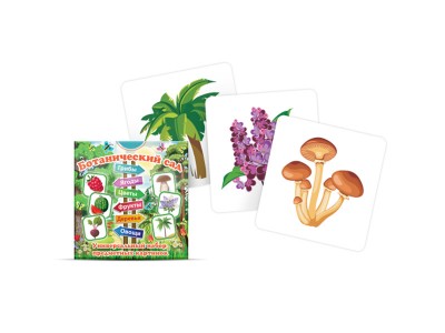 Комплект карточек Ботанический сад 161662 3+
