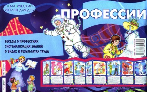 Профессии Информация для детей и родителей Тематический уголок для ДОУ Наглядное пособие Шипунова ВА 0+
