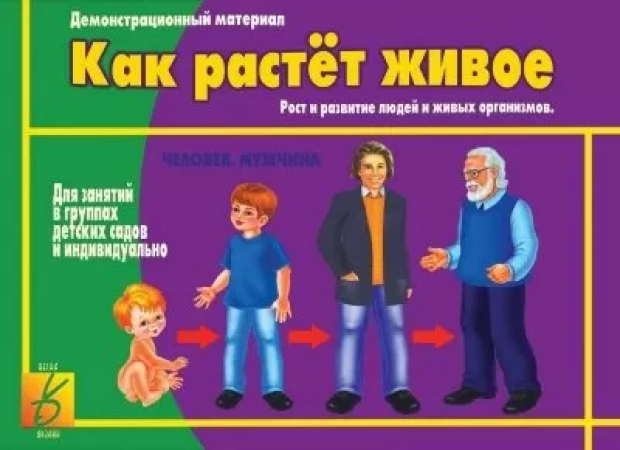 Как растет живое Рост и развитие людей и живых организмов Демонстрационный материал Бурдина СВ 3+