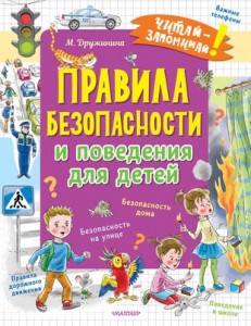 Правила безопасности и поведения для детей Книга Дружинина М 0+