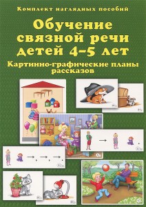 Обучение связной речи детей 4-5 лет Картинно графические планы рассказов Пособие Бардышева ТЮ