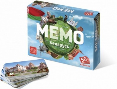 Настольная игра Нескучные игры Мемо Беларусь 50 карточек 7953 4+